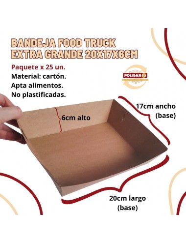 BANDEJA FOOD TRUCK EXTRA...