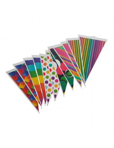 BANDERIN COLORIDO X 12 UNID...
