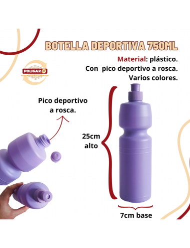 BOTELLA DEPORTIVA 750ML...