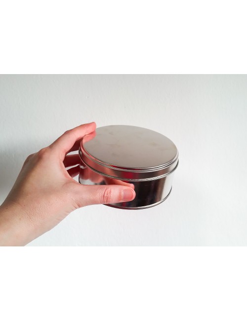 LATA PLATEADA CON TAPA MOD...