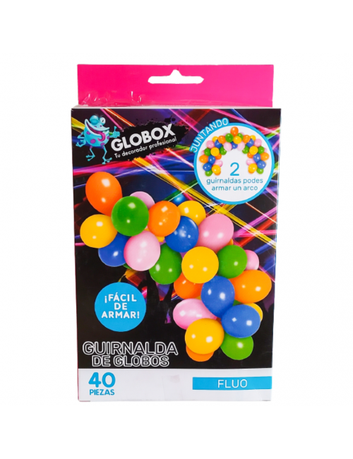 GUIRNALDA DE GLOBOS FLUO 39...