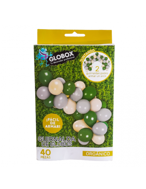 GUIRNALDA DE GLOBOS VERDE...