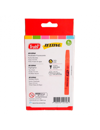 RESALTADOR TEXTING FLUO...