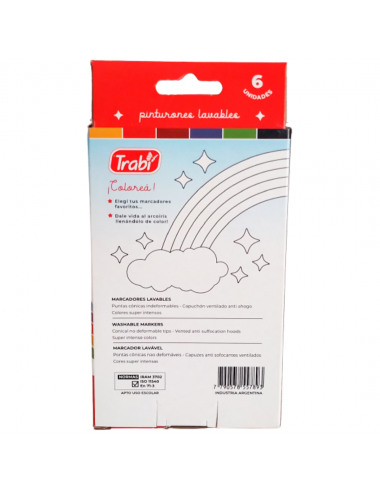 MARCADOR PINTURON LAVABLE X...