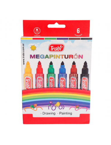 MARCADOR MEGA PINTURON X 6...