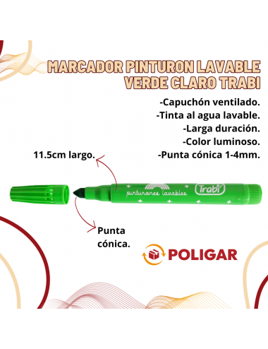 MARCADOR PINTURON LAVABLE...