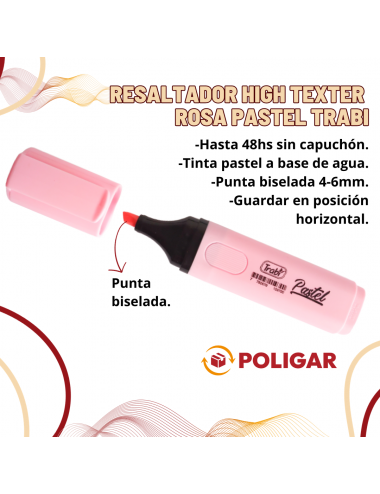 RESALTADOR HIGH TEXTER ROSA...