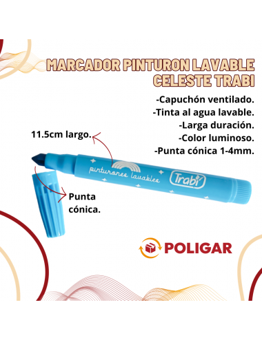 MARCADOR PINTURON LAVABLE...