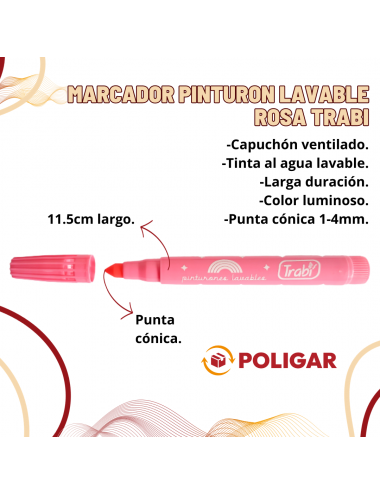 MARCADOR PINTURON LAVABLE...