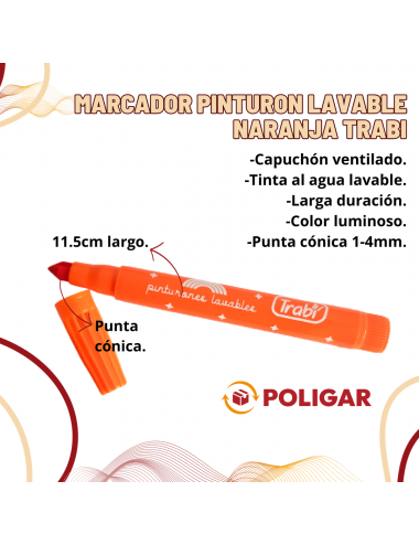 MARCADOR PINTURON LAVABLE...