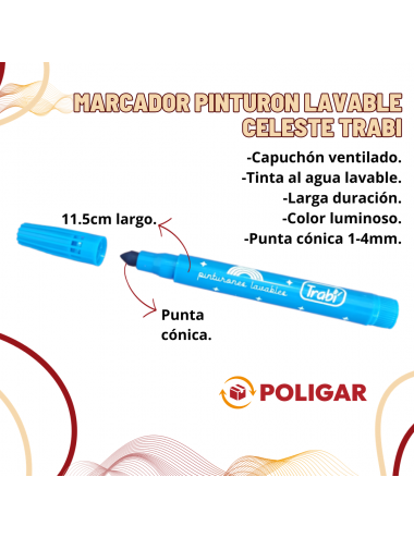 MARCADOR PINTURON LAVABLE...