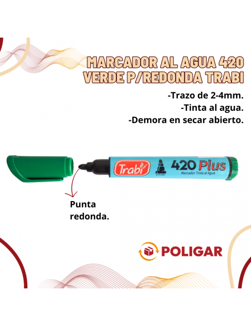 MARCADOR AL AGUA 420 VERDE...