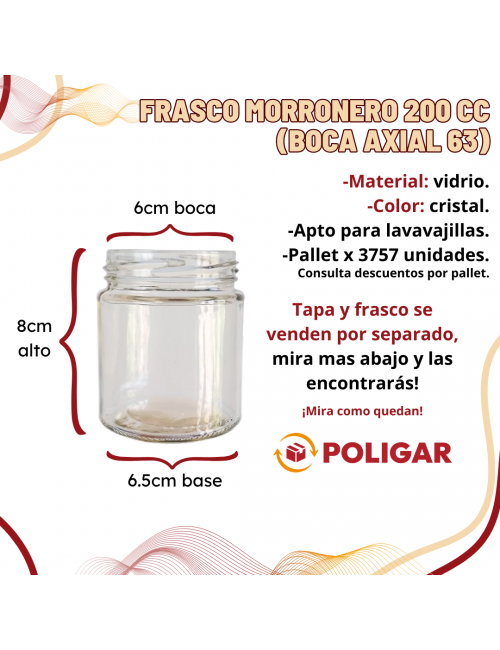 FRASCO MORRONERO 200 CC...