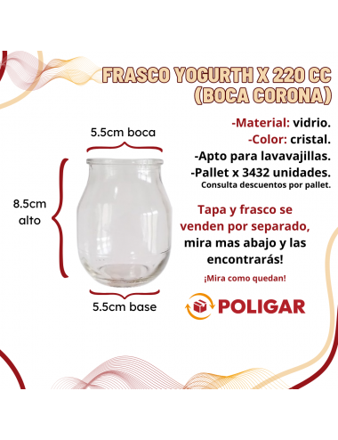 FRASCO YOGURTH X 220 CC...