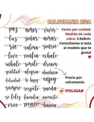 CALCOMANIA RIGA DECO...