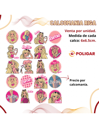 CALCOMANIA RIGA INFANTIL...