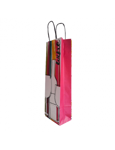 BOLSA PAPEL UNA BOTELLA...