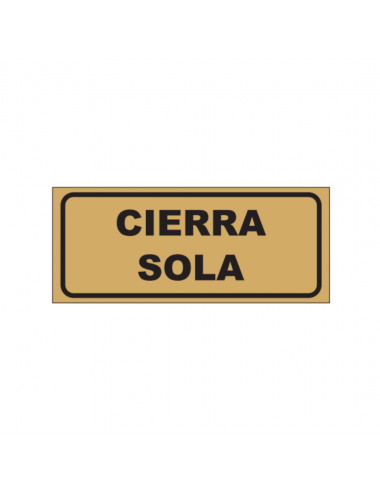 CIERRA SOLA CALCO COD 196...