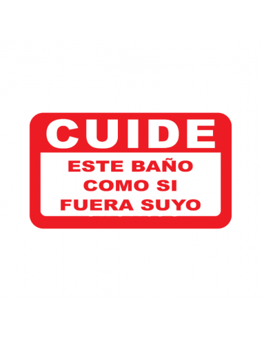 CUIDE ESTE BA?O COMO SI...