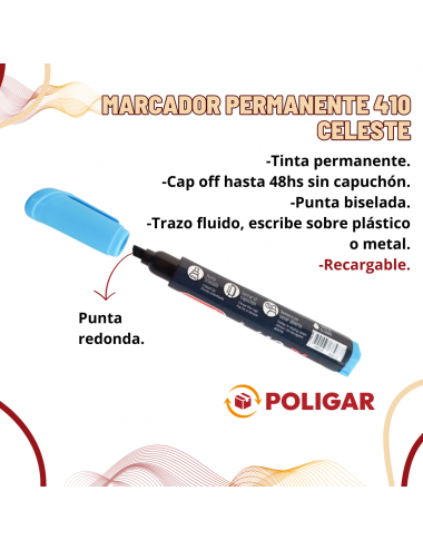 MARCADOR PERMANENTE 410...