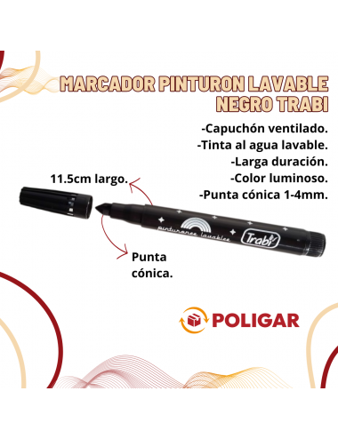 MARCADOR PINTURON LAVABLE...