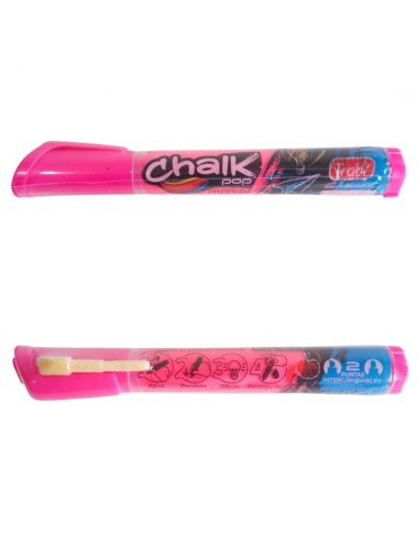 MARCADOR TIZA LIQUIDA ROSA...