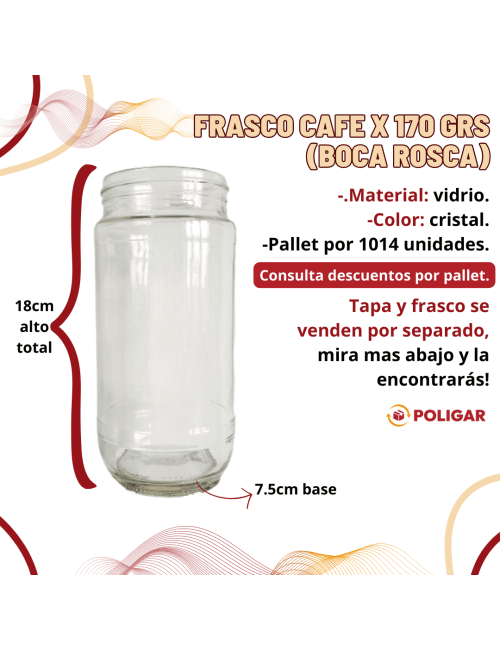 FRASCO CAFE X 170 GRS (BOCA...
