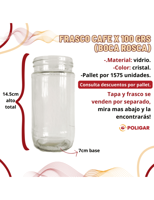 FRASCO CAFE X 100 GRS (BOCA...