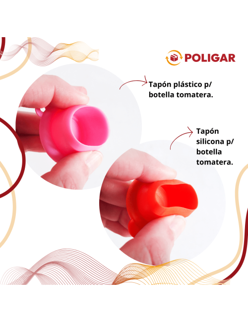 TAPON SILICONA P/BOTELLA...