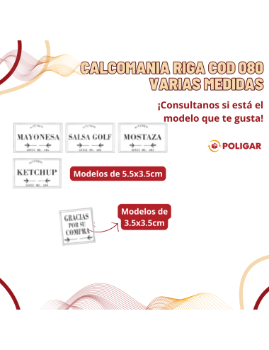 CALCOMANIA RIGA COCINA...