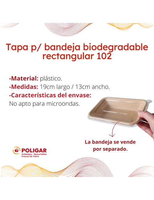 TAPA PARA BANDEJA...