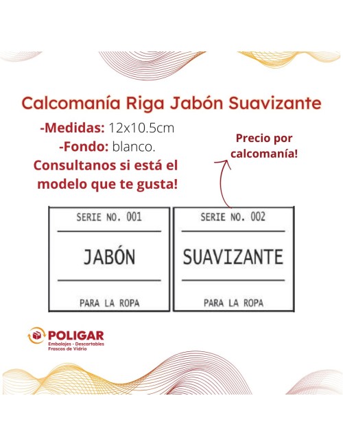 CALCOMANIA RIGA ETIQUETA...