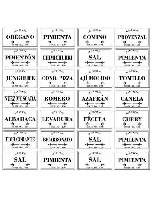 CALCOMANIA RIGA COCINA...