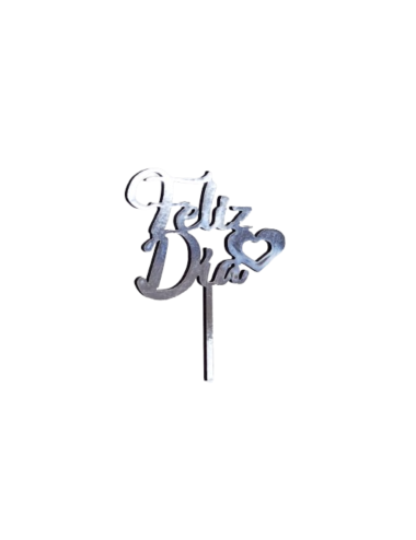 TOPPER FELIZ DIA METAL...