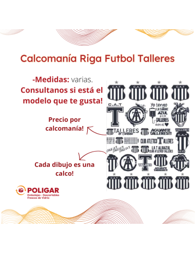 CALCOMANIA RIGA FUTBOL...