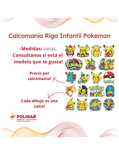 CALCOMANIA RIGA INFANTIL...