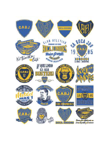 CALCOMANIA RIGA FUTBOL BOCA...