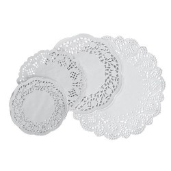 BLONDA BORDADA CALADA 15 CM...