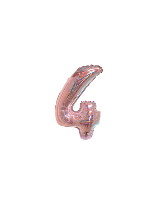 GLOBO HOLOGRAFICO ROSA GOLD...