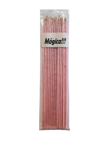 VELA MAGICA ROSA 15 CM...