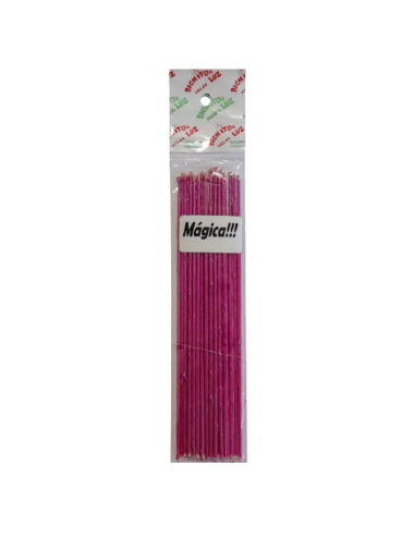 VELA MAGICA FUCSIA 15 CM...