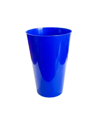 VASO CONICO PP 500 CC AZUL...