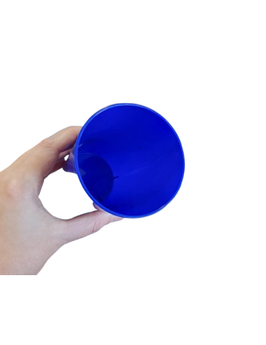 VASO CONICO PP 500 CC AZUL...