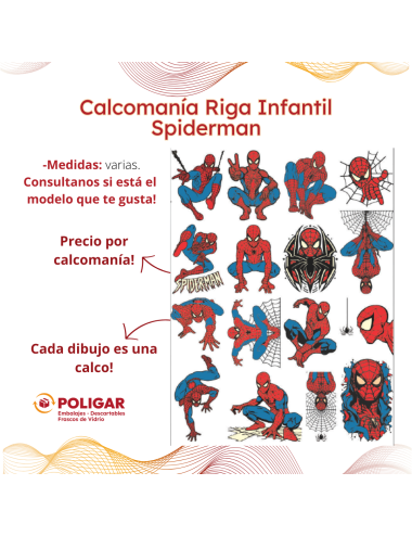 CALCOMANIA RIGA INFANTIL...