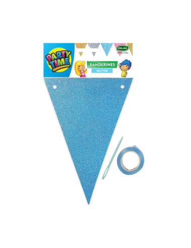 BANDERIN TRIANGULO GLITTER...