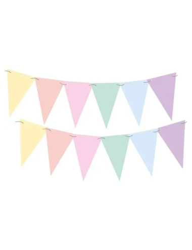 BANDERIN TRIANGULO PASTEL...