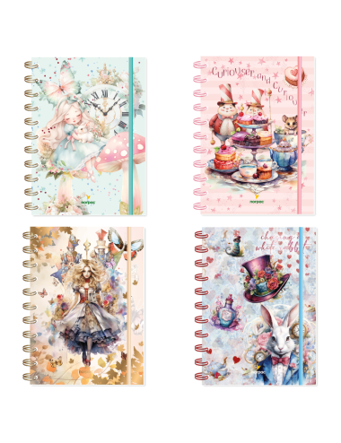 CUADERNO ALICE C/ESPIRAL...