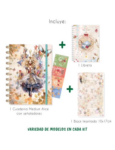 KIT CUADERNO + BLOCK +...