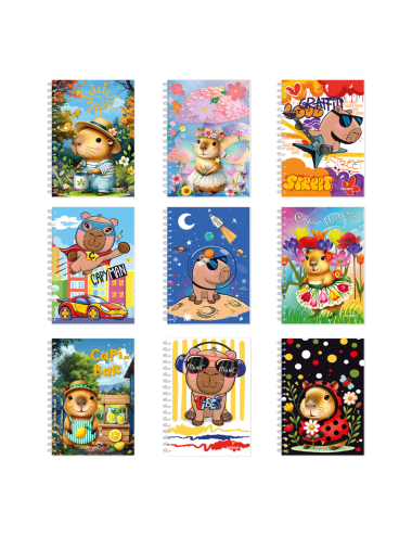 LIBRETA CAPIBARA 9X14 60...