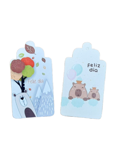 TAGS FELIZ DIA 5X9 CM...
